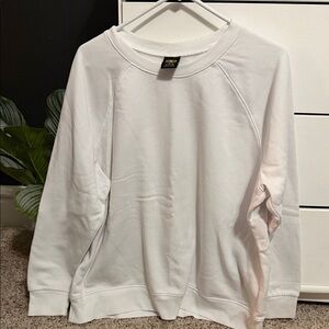 White Crewneck Sweatshirt